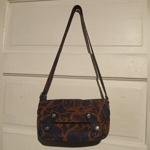Kipling purple and orange shoulder bag